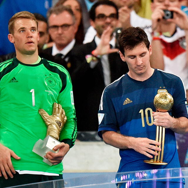 Messi perdió su primer Mundial a manos de Alemania. / Foto: AP.   