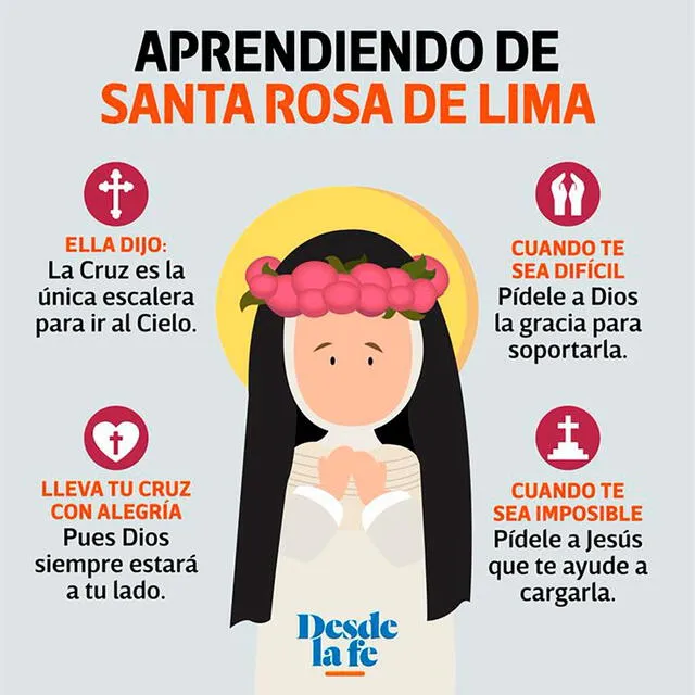 Frases por el Día de Santa Rosa de Lima resumen