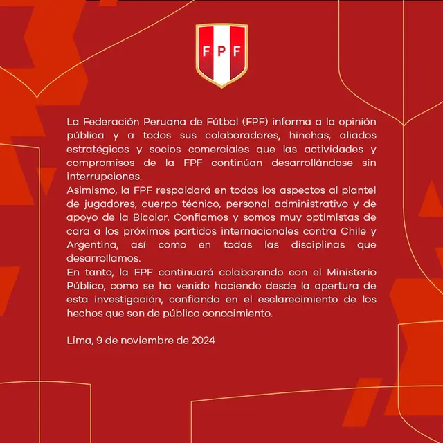 Federación Peruana de Fútbol.