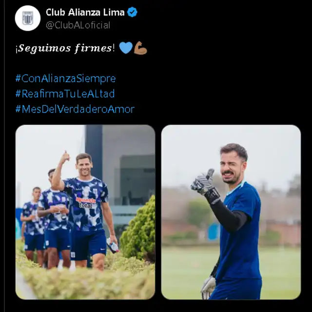 La publicación de Alianza Lima a pocos días del debut en la Copa Libertadores   