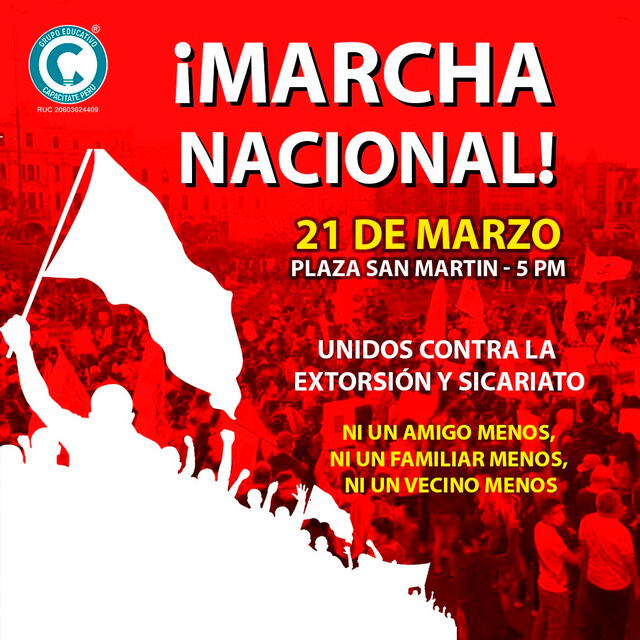 Marcha contra la inseguridad