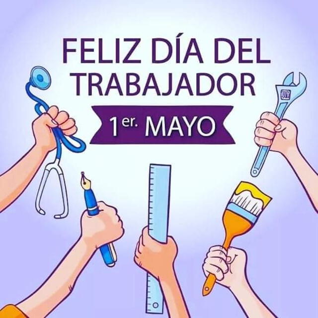 Tarjetas por el día del trabajo