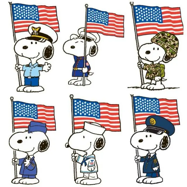 <em>Imagen de Snoopy por el Labor Day. / Foto: Pinterest</em> 