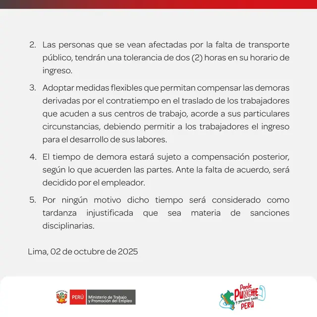 Ministerio de Trabajo Ministerio de Trabajo