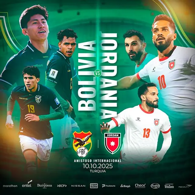 Bolivia vs Jordania