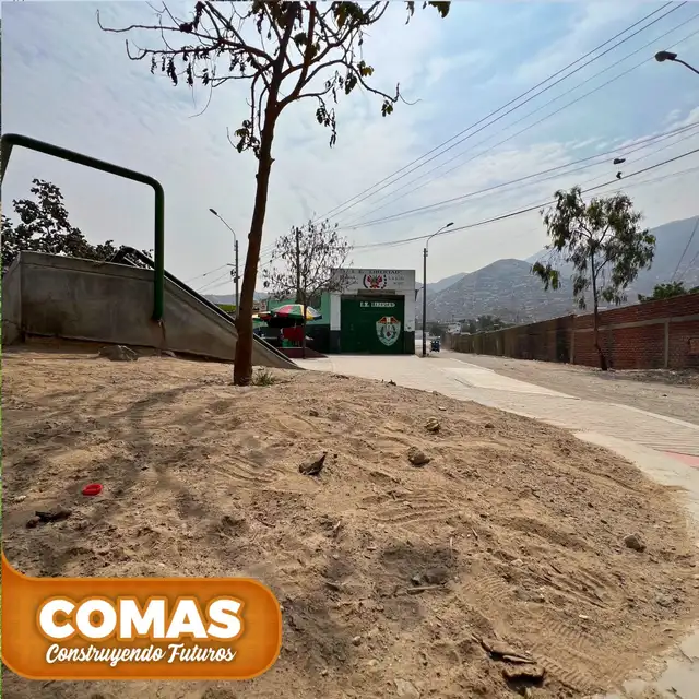 Municipalidad de Comas inició importante obra. Municipalidad de Comas inició importante obra.