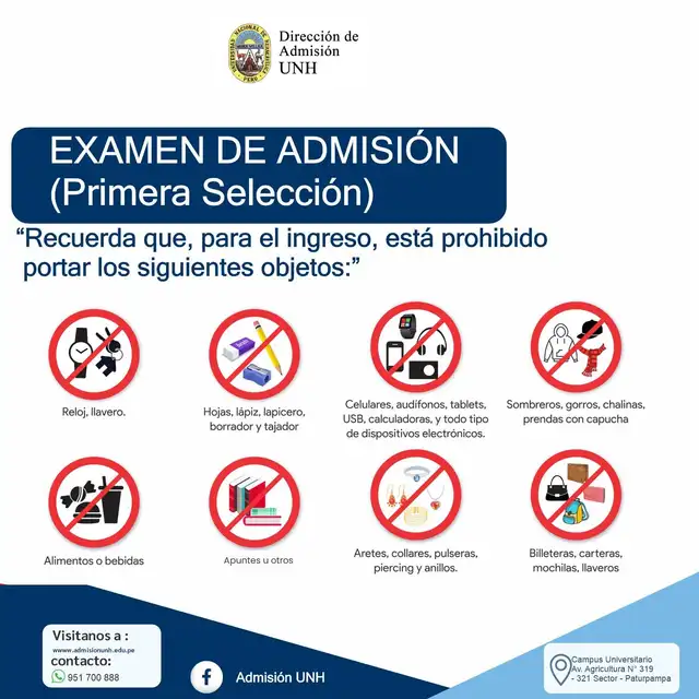 resultados examen ordinario primera seleccion UNH resultados examen ordinario primera seleccion UNH