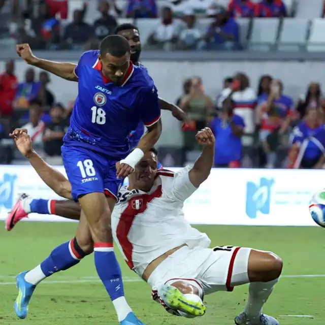 Haití perdió 2-1 ante Perú en amistoso internacional FIFA