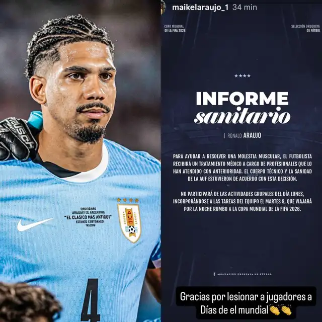 Hermano de Ronald Araujo publicó en contra de Marcelo Bielsa. Hermano de Ronald Araujo publicó en contra de Marcelo Bielsa.