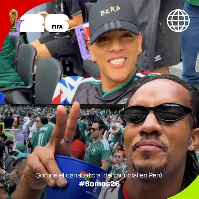 Joao Grimaldo y André Carrillo se hicieron presente en el partido inaugural del Mundial 2026