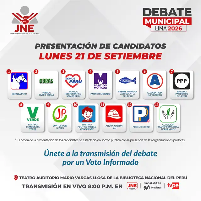 Debate municipal de Lima