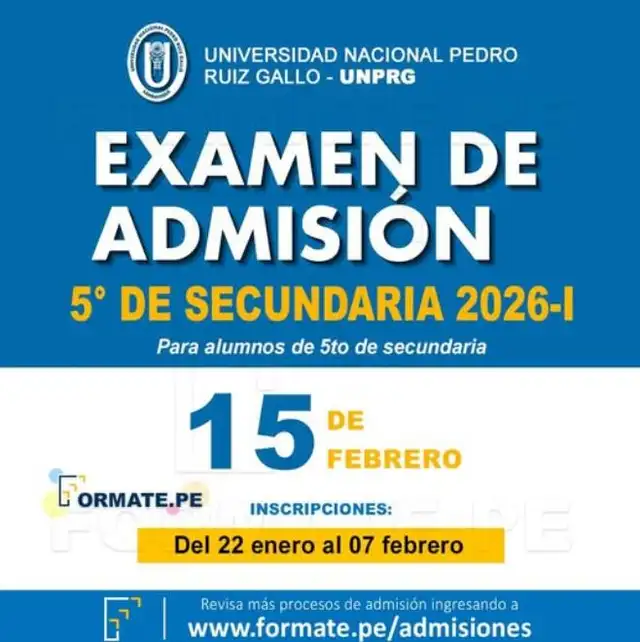 Examen de Admisión de la UNPRG Examen de Admisión de la UNPRG