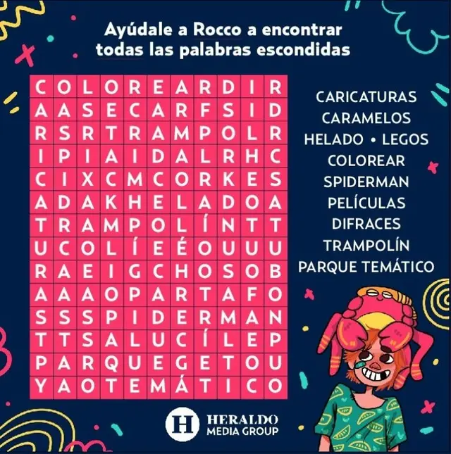 palabras tiempo acertijo visual