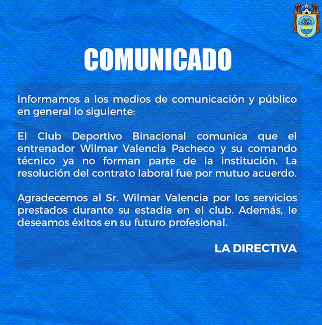 Foto: Deportivo Binacional   