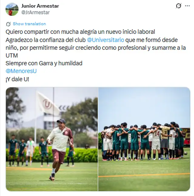 junior armestar universitario