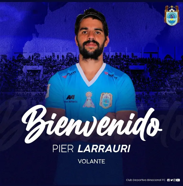 Pier Larrauri jugará en Binacional durante 2022