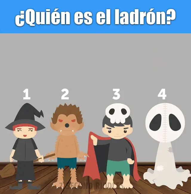 ¿Quién es el ladrón? (Foto: 7 second riddles)   