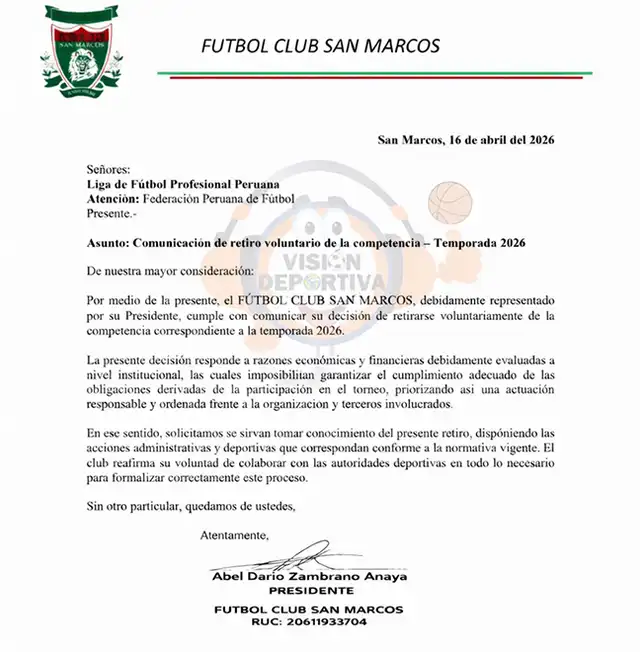 FC San Marcos, Liga 2, Fútbol Peruano