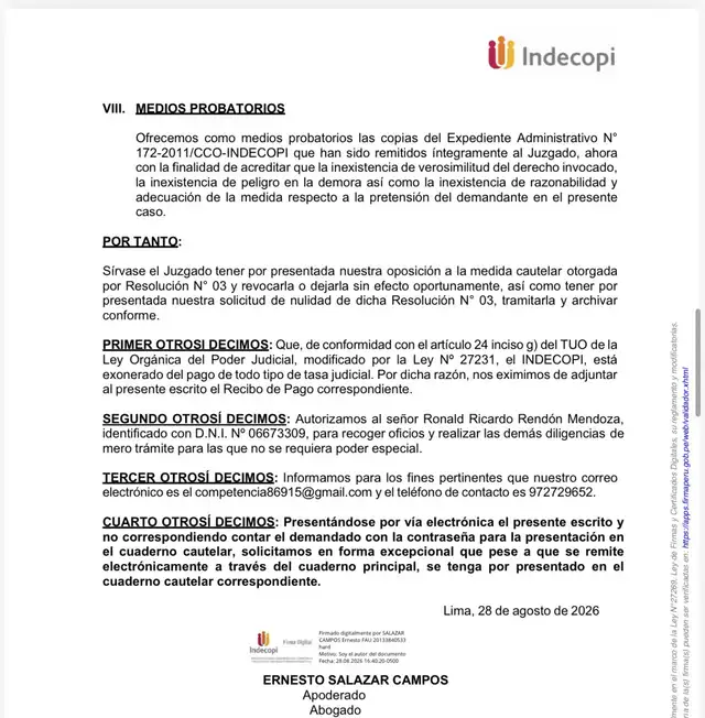 Decisión de Indecopi en el caso Gremco y Universitario Decisión de Indecopi en el caso Gremco y Universitario