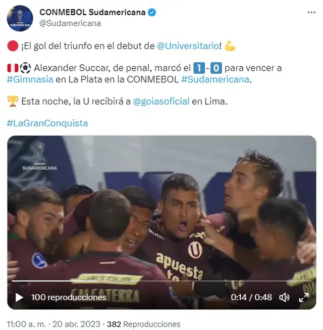 Universitario de Deportes, Copa Sudamericana 2023