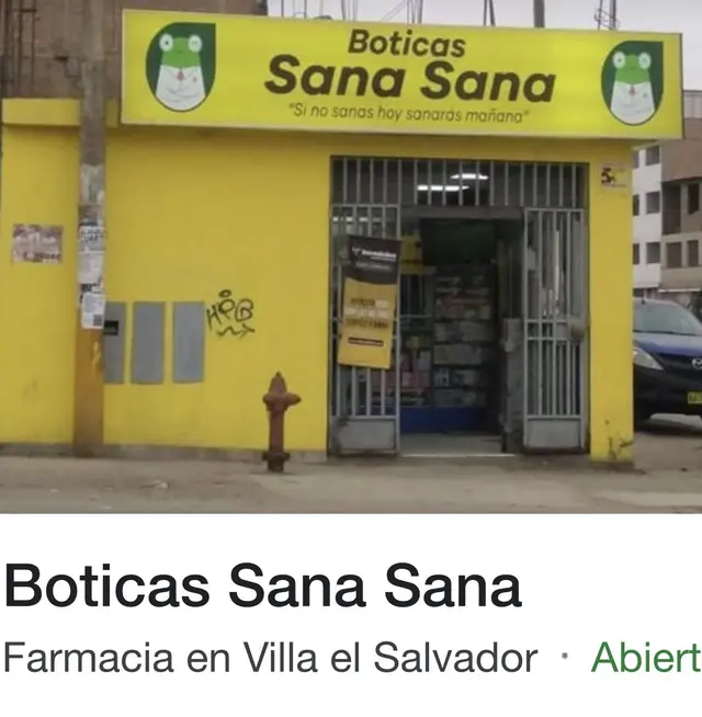 Peruana encuentra Botica Peruana encuentra Botica