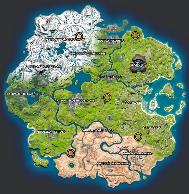 Fortnite visita sitios de perforacion de un equipo impostor