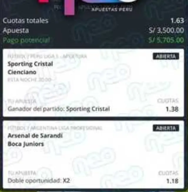 Apuesta deportiva