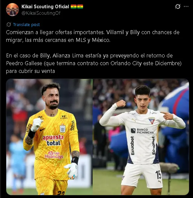Así informaron en Bolivia sobre Guillermo Viscarra   