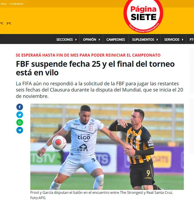 Perú vs Bolivia