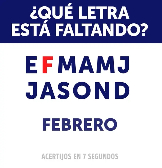 Acertijo visual, solución.