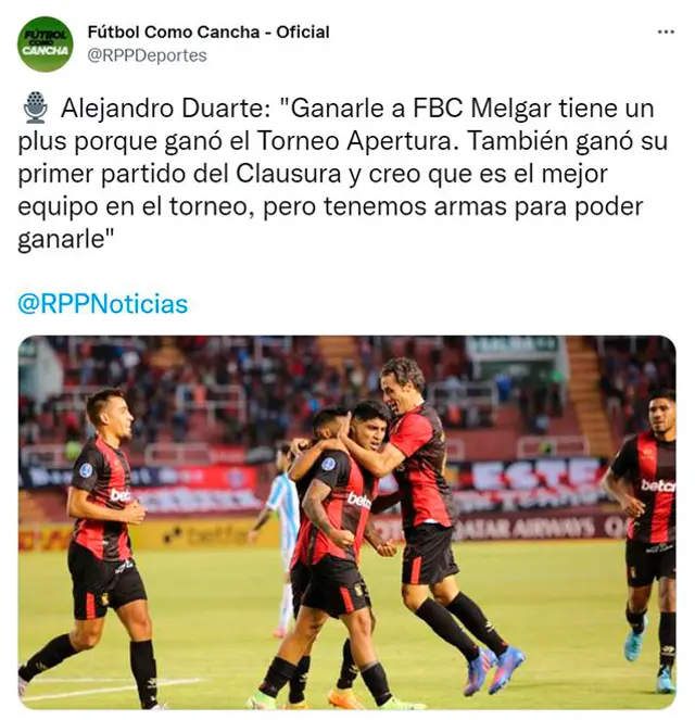 Melgar vs Sporting Cristal