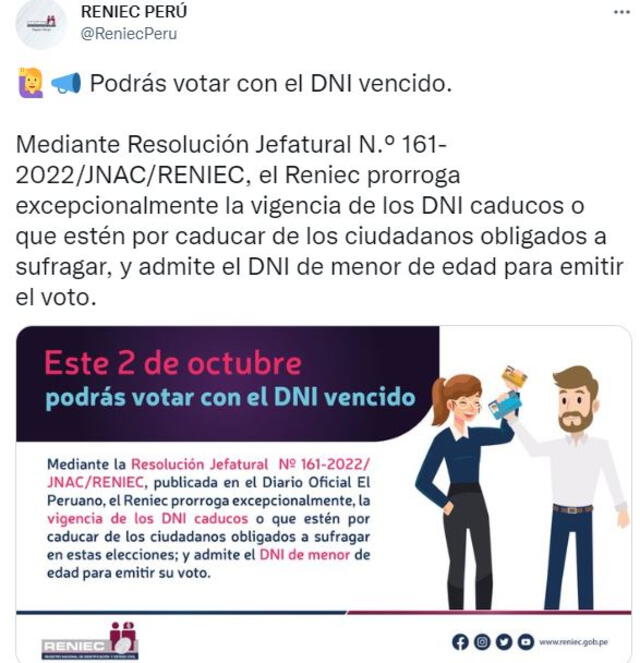 dni vencido