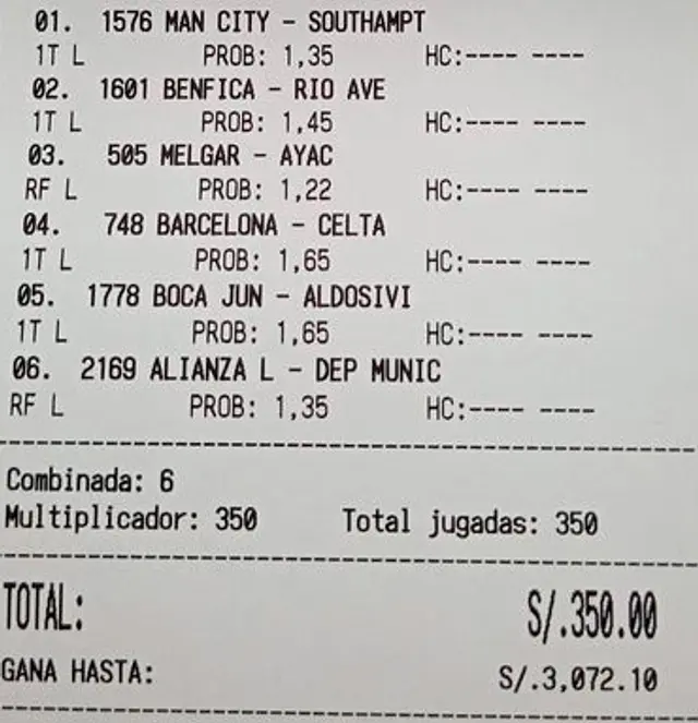 apuesta deportiva