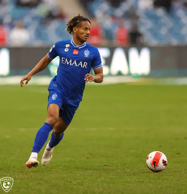 André Carrillo con Al-Hilal en Arabia Saudita