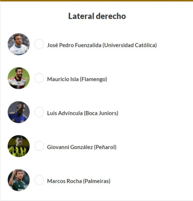 Luis Advíncula dentro de los nominados en el Diario 'El País'.