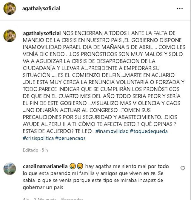 vidente sobre Pedro Castillo