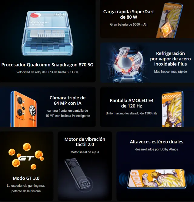Realme GT NEO 3T Dragon Ball Z