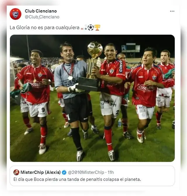 Cienciano, Boca Juniors, Mister Chip