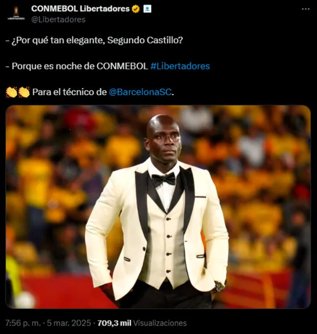 Segundo Castillo, Copa Libertadores