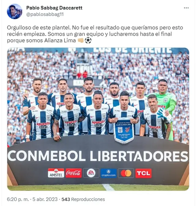 <strong>Twitter: Pablo Sabbag</strong>   