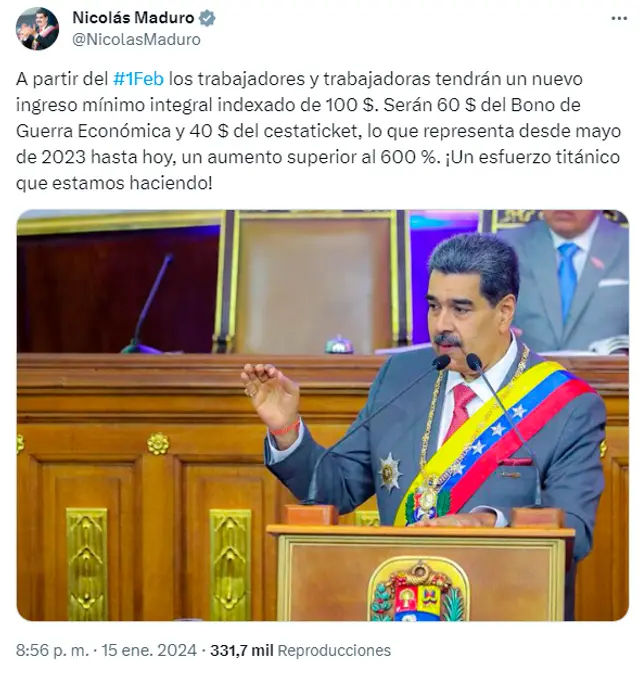  Nicolás Maduro