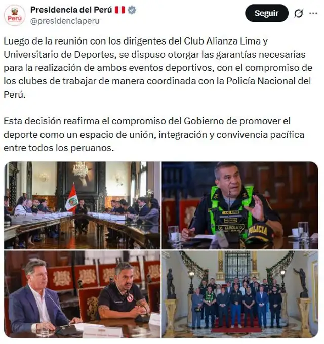 Presidencia del Perú