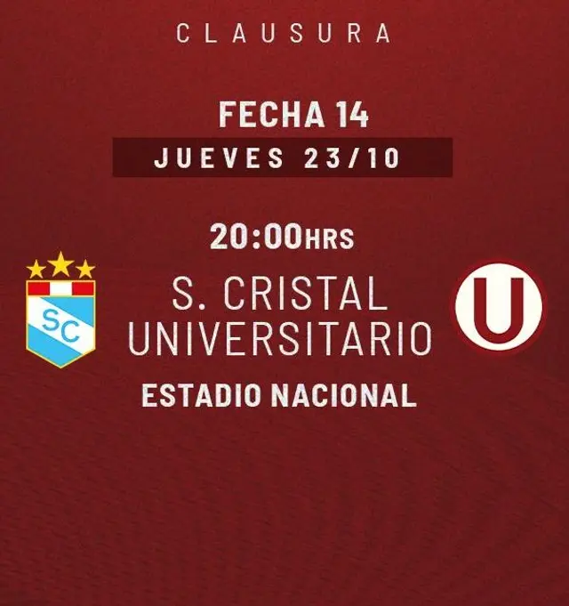 Sporting Cristal vs Universitario, Liga 1 Sporting Cristal vs Universitario, Liga 1