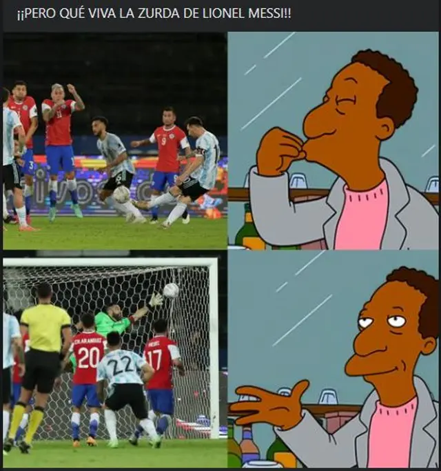  meme gol de Messi