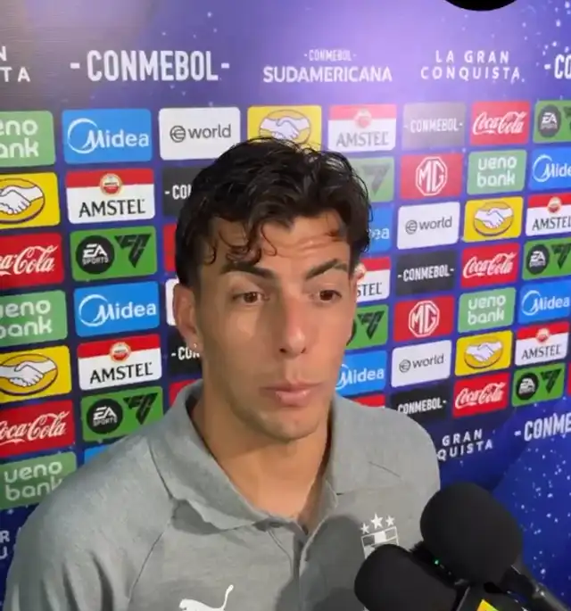 Michael Hoyos sobre el empate de Sporting Cristal vs Bragantino. Foto: Toque al Balón Michael Hoyos sobre el empate de Sporting Cristal vs Bragantino. Foto: Toque al Balón