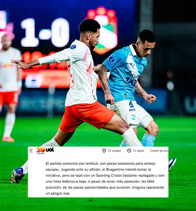Sporting Cristal vs Bragantino, Copa Sudamericana 2026