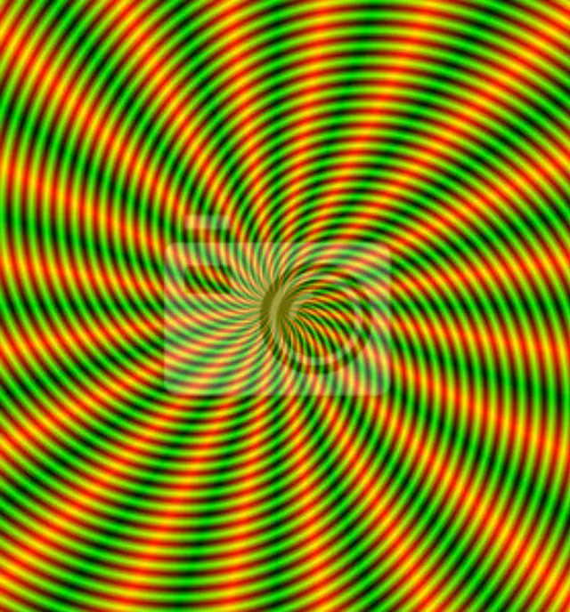 Ilusión óptica, imagen completa.