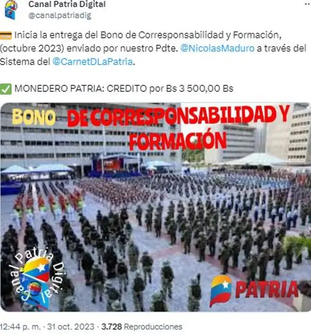  Bono de Corresponsabilidad