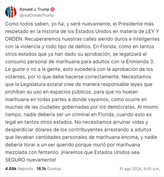 Donald Trump | cannabis