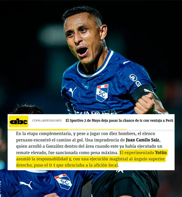 Yoshimar Yotún, Sporting Cristal. Yoshimar Yotún, Sporting Cristal.